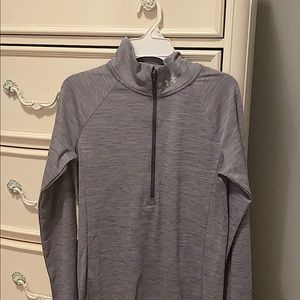 Quarter zip athletic pullover